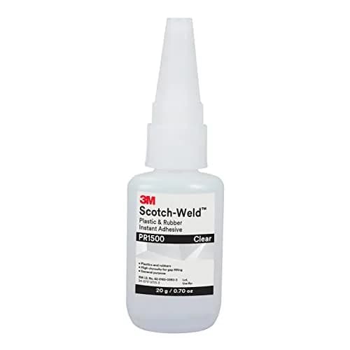 3M Scotch-Weld PR1500 Plastic & Rubber Instant Adhesive 20 Gram (0.676 Fl Oz) | Bonds Difficult Substrates thumbnail 1