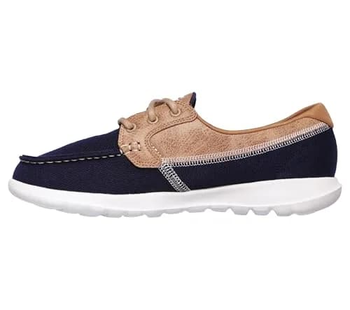 Skechers Performance Women's Go Walk Lite 15430 Wide Boat Shoe Navy 2cm (0.78in) thumbnail 3