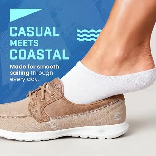 Skechers Performance Women's Go Walk Coral Boat Shoe, 7 US | Lightweight, Breathable & Supportive thumbnail 5