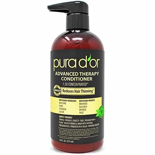 PURA D'OR Advanced Therapy Conditioner 473ml (16 Fl Oz) | For Increased Moisture, Strength, Volume & Texture thumbnail 1