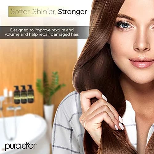 PURA D'OR Advanced Therapy Conditioner 473ml (16 Fl Oz) | For Increased Moisture, Strength, Volume & Texture thumbnail 4