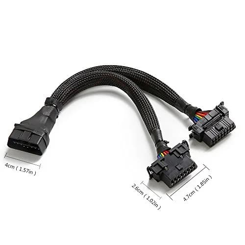 bbfly OBD2 Splitter Cable 30cm | Durable Diagnostic Extension for Car Tools thumbnail 6
