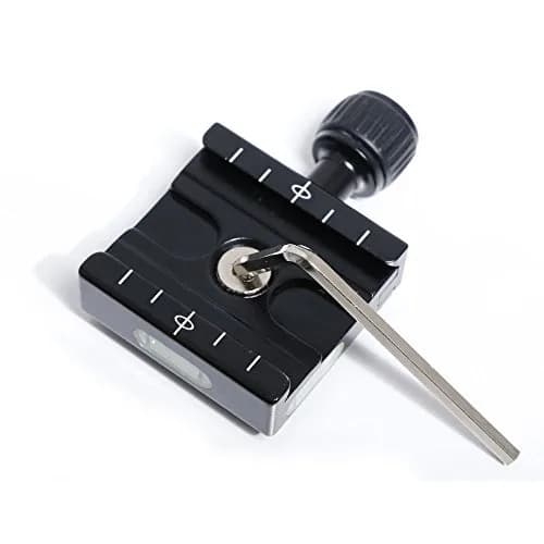 Harwerrel Aluminium 50mm Quick Release Plate QR Clamp Fits Arca-Swiss Standard for Tripod Ballhead | Durable, corrosion-resistant camera support thumbnail 5