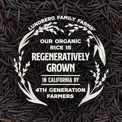 Lundberg Wild Rice 3-Pack, California Cultivated Black Rice, 8 Oz Ea | Regenerative Organic Certified, Vegan, Gluten-Free thumbnail 5