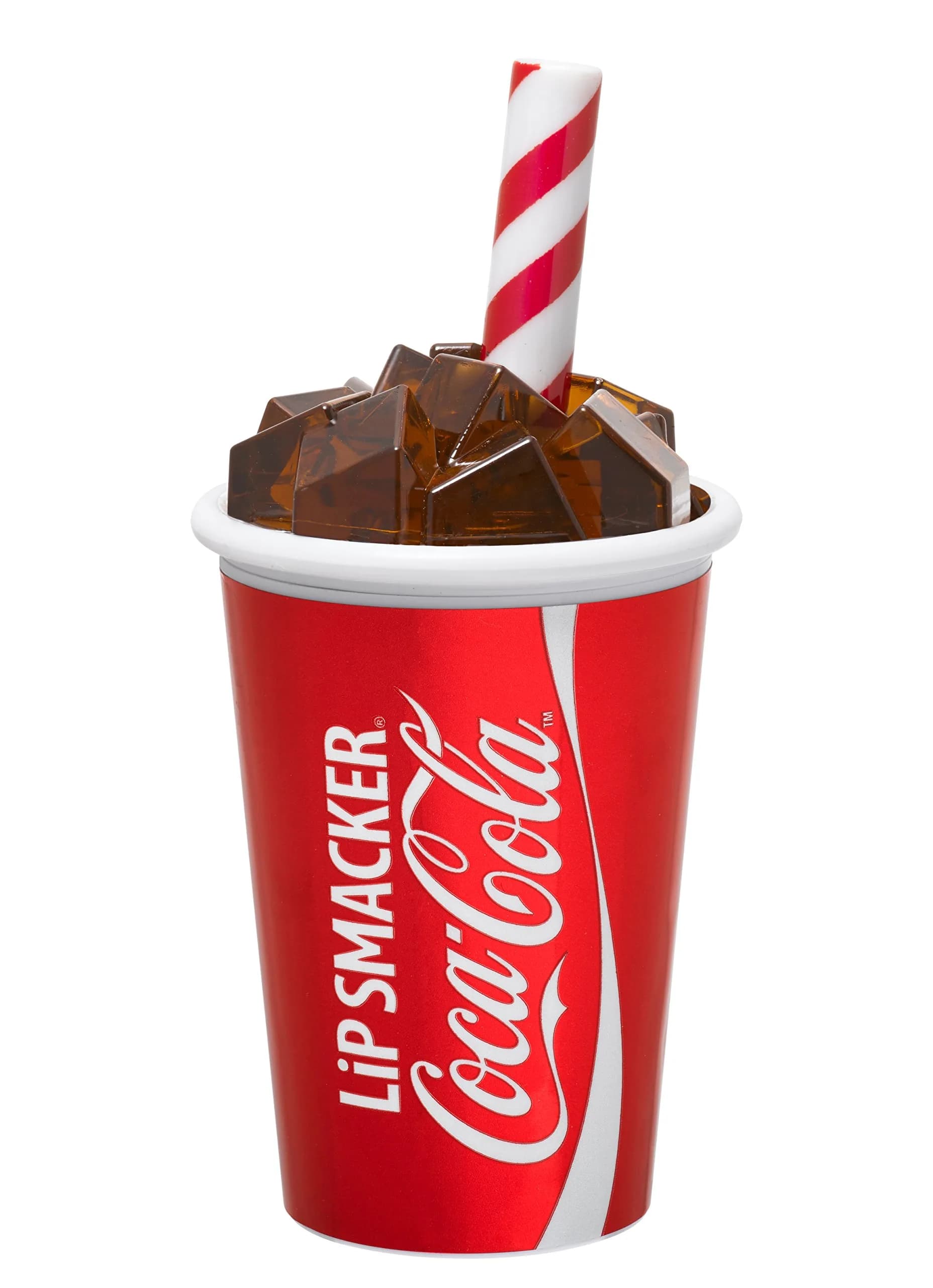 Lip Smacker Coca-Cola Cherry Coke Lip Balm 7.37g (0.26 Oz) | Authentic Flavor & Hydration — Brown, Red