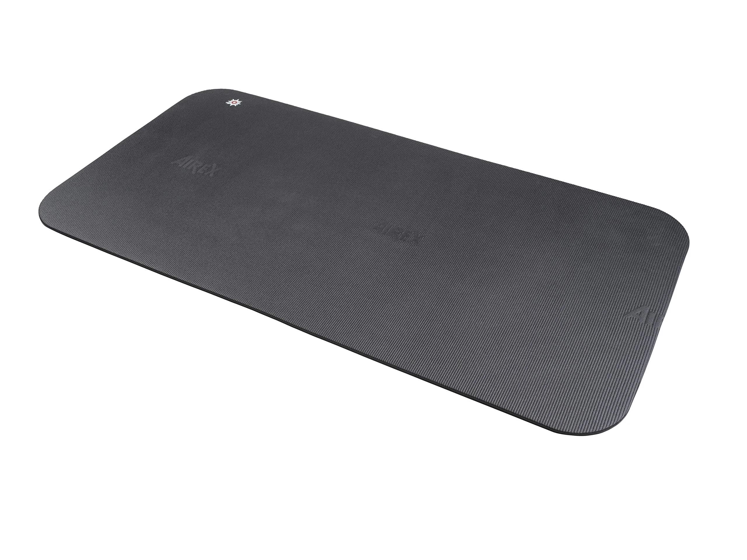 AIREX Corona Premium Exercise Mat for Yoga, Rehab & Fitness | Charcoal 72" x 39" | Support & Durability — Charcoal