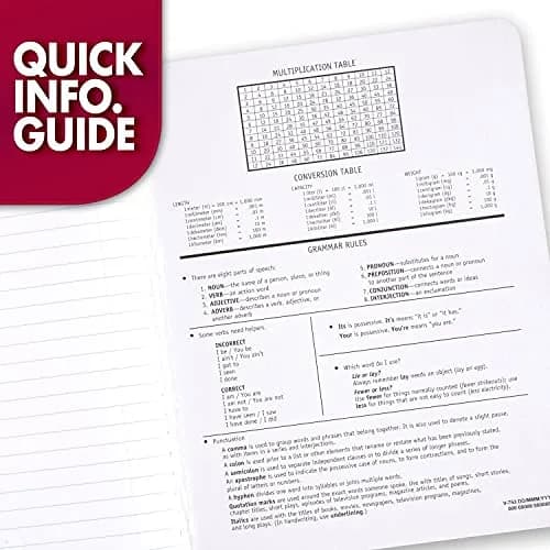 Mead Composition Notebook, Wide Ruled Paper, 7.5" x 9.75", 100 Sheets, Black Marble, 3 Pack | Classic Journaling & Note-Taking thumbnail 5
