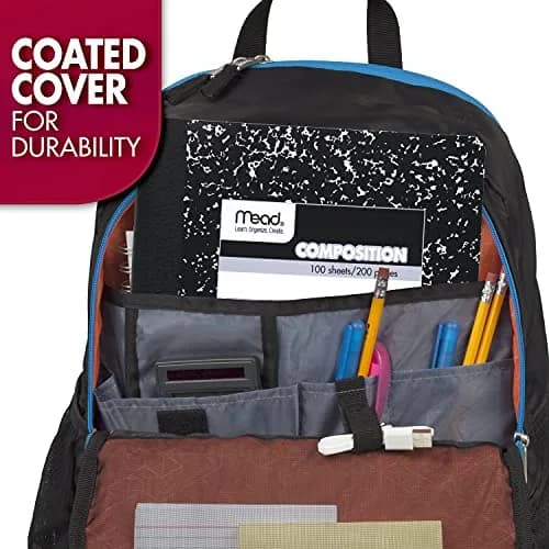 Mead Composition Notebook, Wide Ruled Paper, 7.5" x 9.75", 100 Sheets, Black Marble, 3 Pack | Classic Journaling & Note-Taking thumbnail 7