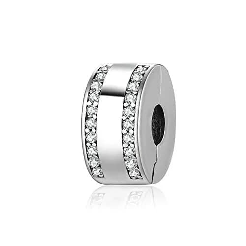 Lamoony Charm Sterling Silver Bead for Pandora Bracelet | Elegant Add-a-Bead Accessory thumbnail 1