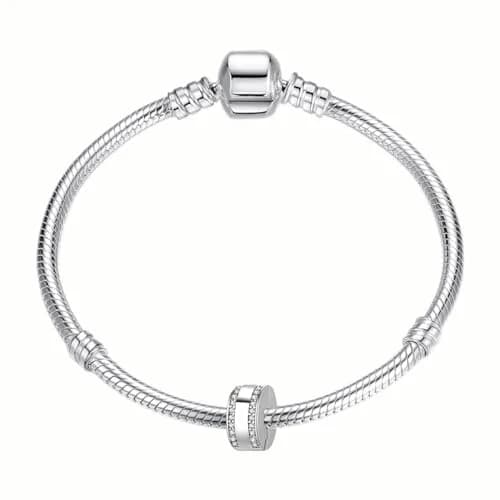 Lamoony Charm Sterling Silver Bead for Pandora Bracelet | Elegant Add-a-Bead Accessory thumbnail 7