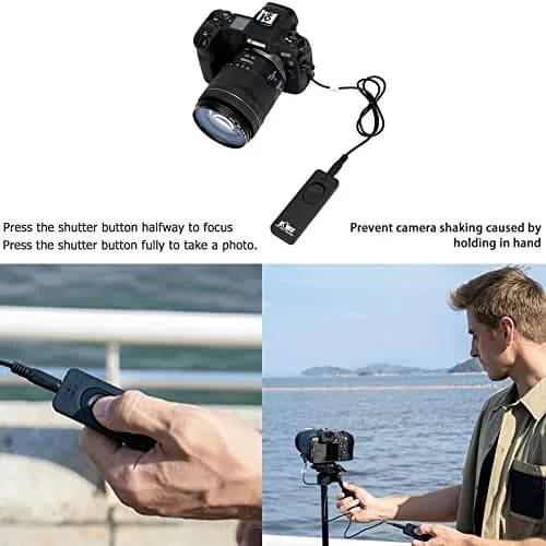 KIWIFOTOS RS-80N3 Remote Control Shutter Release for Canon EOS R1 R3 R5 5D 6D 7D 1D X Mark III II 1Ds Mark III 10D 20D 30D 40D 50D 1V 3 D30 D60 D2000 Cameras | Wired Connectivity, No Battery Required thumbnail 4