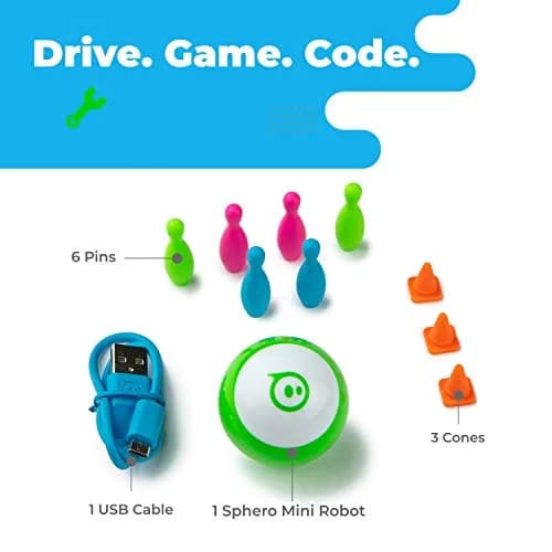 Sphero Mini Green Coding Robot Ball 4 cm (1.57 in) | App-Controlled STEM Learning Toy thumbnail 2
