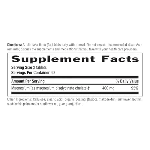 Country Life Chelated Magnesium Glycinate 400 mg | Supports Muscle & Wellness (115 characters) thumbnail 6