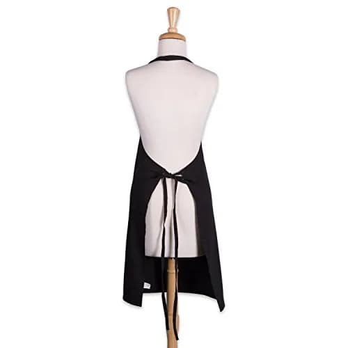DII Happy Halloween Collection Goth Style Spooky Kitchen Apron, One Size, Gold Skull | Festive Halloween Apron for Men & Women thumbnail 2