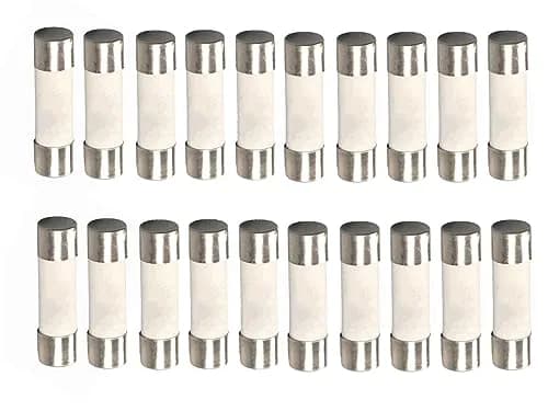 Vigor_Source T3.15A 250V Ceramic Fuse Cartridge 5x20mm | 20 Pack, Time Delay, 3.15A, 250V thumbnail 1