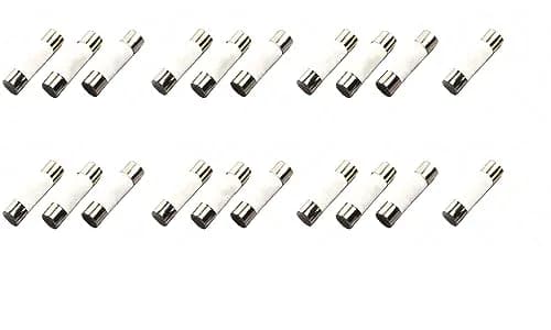 Vigor_Source T3.15A 250V Ceramic Fuse Cartridge 5x20mm | 20 Pack, Time Delay, 3.15A, 250V thumbnail 4