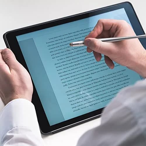 ELZO Stylus Pen Combo 2 Pack | Universal Capacitive Touch Screen with 4 Fiber Tips for Tablets & Phones thumbnail 5
