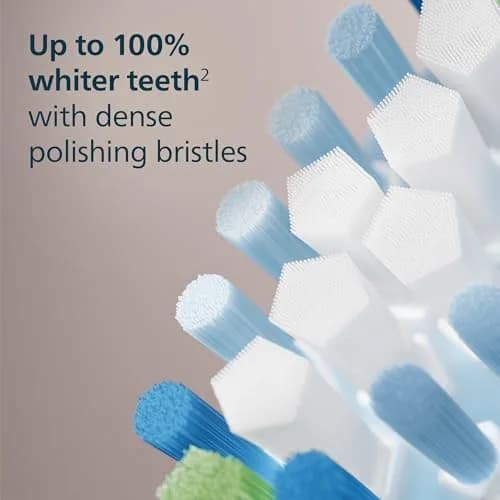 Philips Sonicare C3 Two-in-One Replacement Toothbrush Heads Black 2 Count | Deep Clean & Stain Removal thumbnail 5
