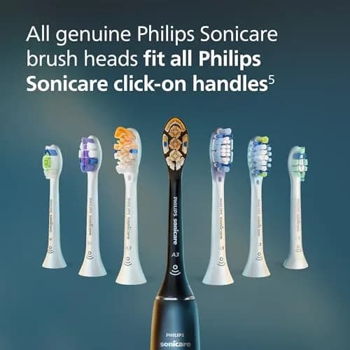 Philips Sonicare C3 Two-in-One Replacement Toothbrush Heads Black 2 Count | Deep Clean & Stain Removal thumbnail 8