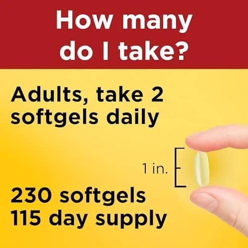 Nature Made Fish Oil Omega 3 Supplements 1200 mg Softgels 230 Count thumbnail 4