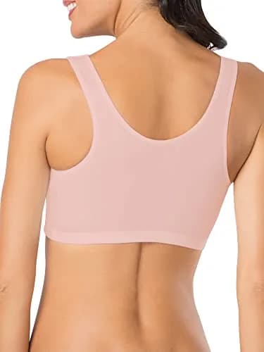 Fruit of the Loom Womens Built Up Tank Style Sports Bra | Cotton Support & Comfort thumbnail 3