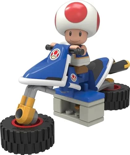 K'NEX Nintendo Mario Kart Toad Bike Building Set | Transforming Hover Bike for Kids 6+ thumbnail 3