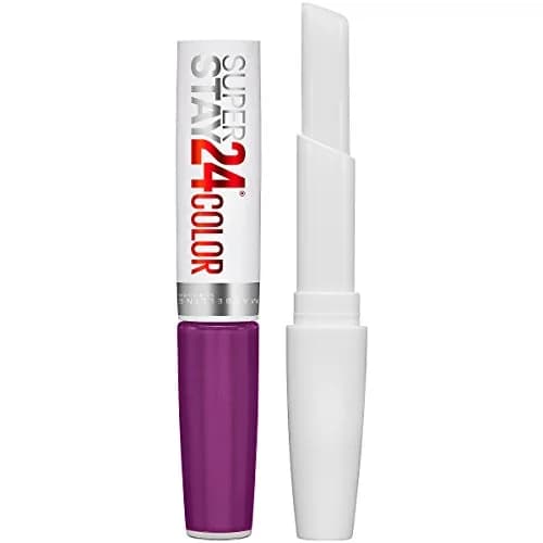 Maybelline Superstay 24 Liquid Lipstick All Day Plum | Long-Lasting, Microflex Technology thumbnail 4
