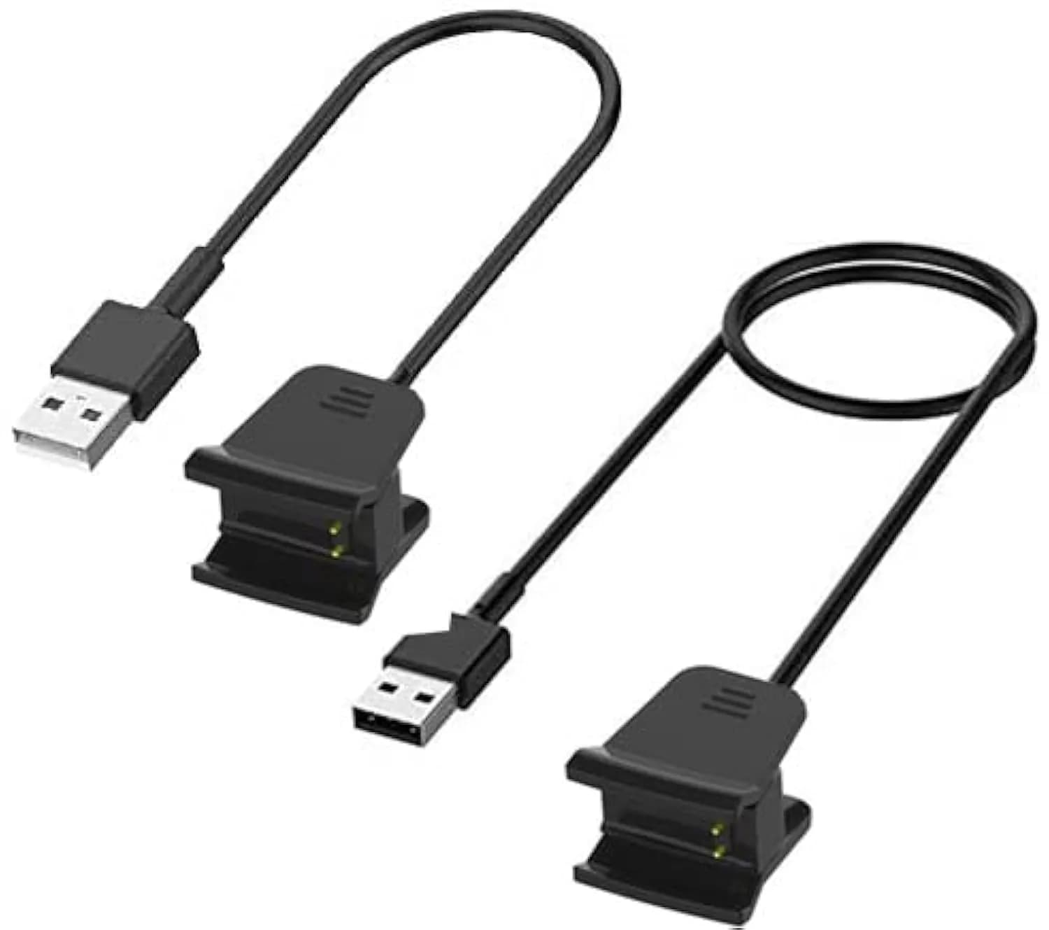 Kissmart 2-Pack Charger for Fitbit Alta HR Activity Tracker 1.8ft & 3.3ft | Fast & Safe Charging - main product image