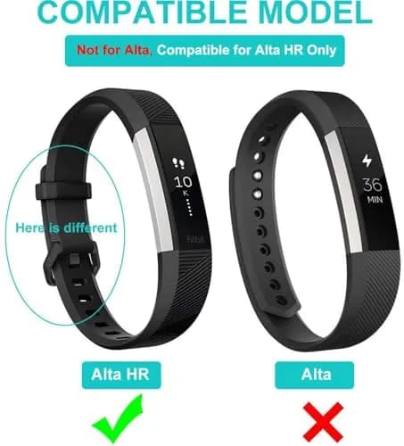 Kissmart 2-Pack Charger for Fitbit Alta HR Activity Tracker 1.8ft & 3.3ft | Fast & Safe Charging thumbnail 2