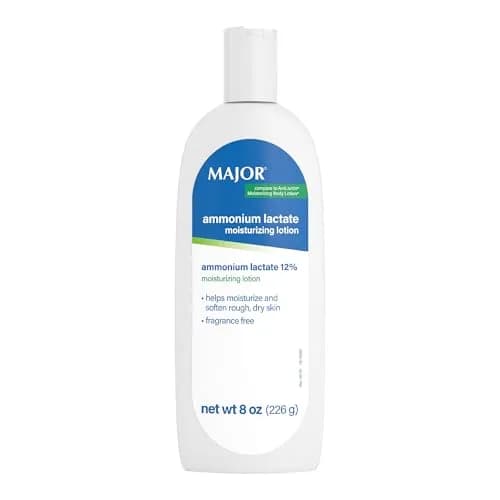 MAJOR Ammonium Lactate 12% Moisturizing Lotion 237ml (8 Fl Oz) | Fragrance-Free Hydration for Rough, Dry Skin thumbnail 1