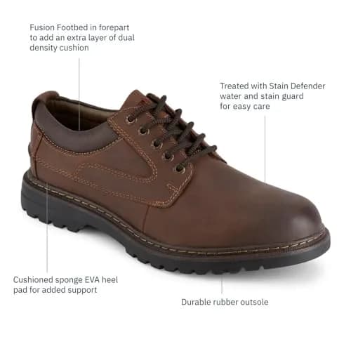 Dockers Warden Leather Oxford Shoe 10 M | Casual Men’s Leather Dress Shoe with Stain Defender thumbnail 7