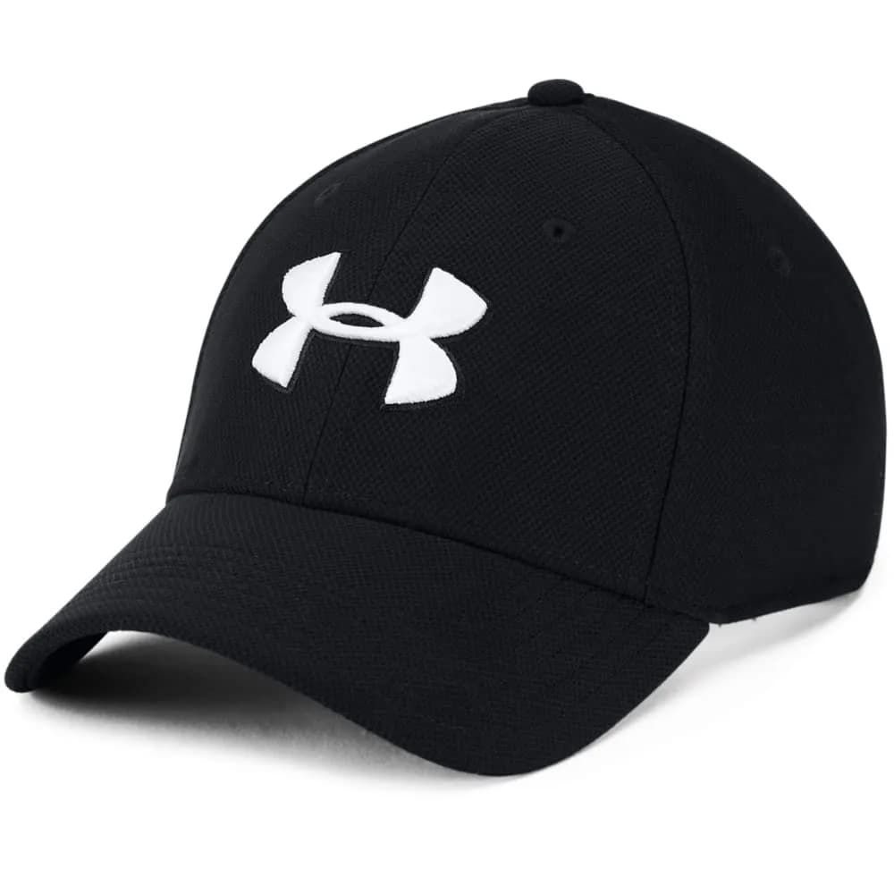 Under Armour Blitzing 3.0 Cap Hat, Black (001) | Microthread Stretch Fit for Men - main product image