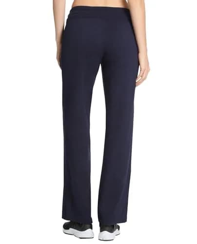 Danskin Women's Drawcord Pant X-Small Midnight Navy | Comfortable Yoga & Lounge Wear thumbnail 2