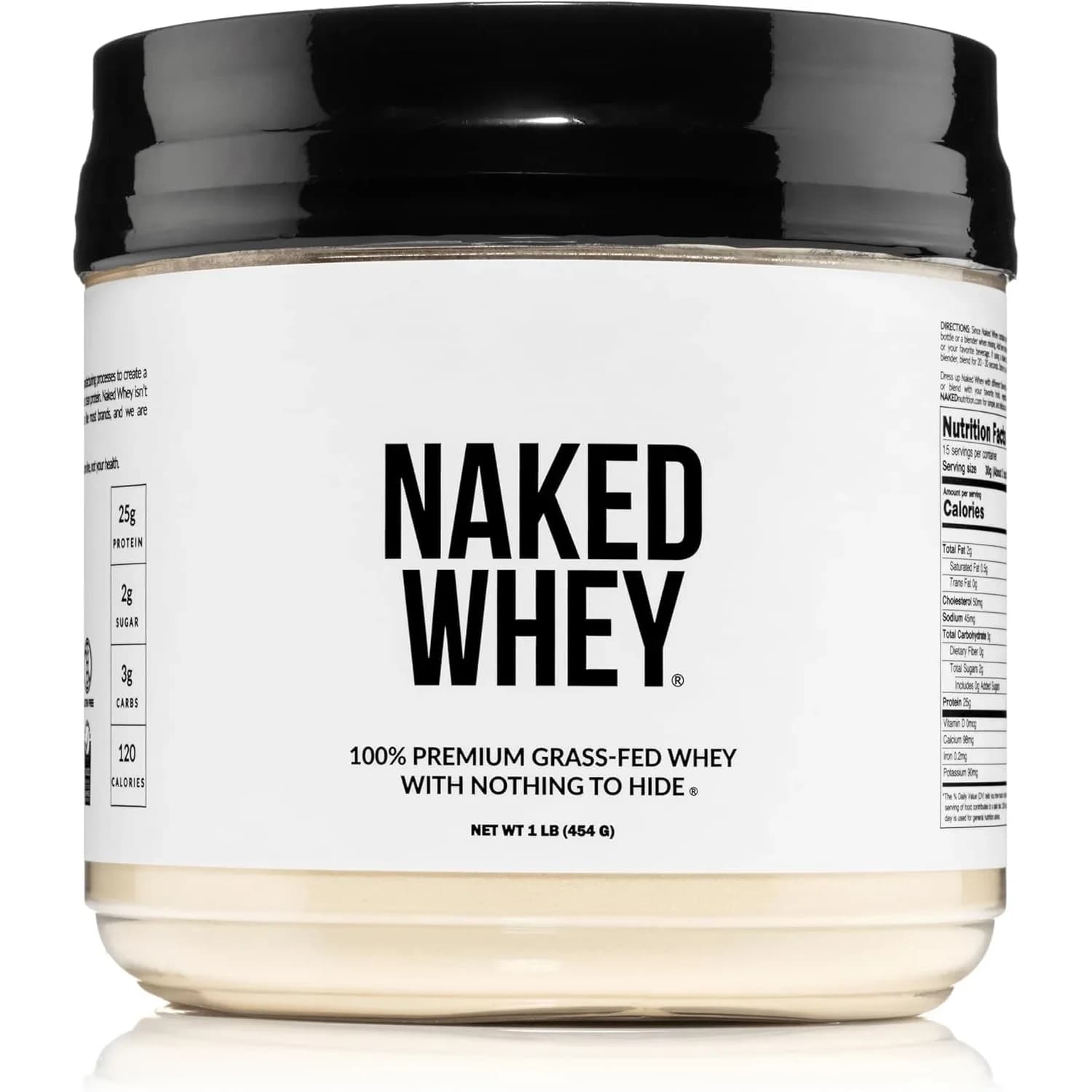 NAKED protein powder tub Whey concentrate 15 servings