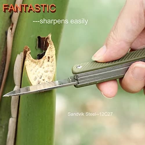 Ruike Small Keychain Knife for Men,Women Gifts,5 in1 Multitool, 12C27 Steel,Mini EDC Tactical Folding Pocket Knives Camping Key Tool,Multifunction,Scissors,Screwdriver,Bottle Opener,Cute Outdoor Gear | Compact & Multifunctional thumbnail 2