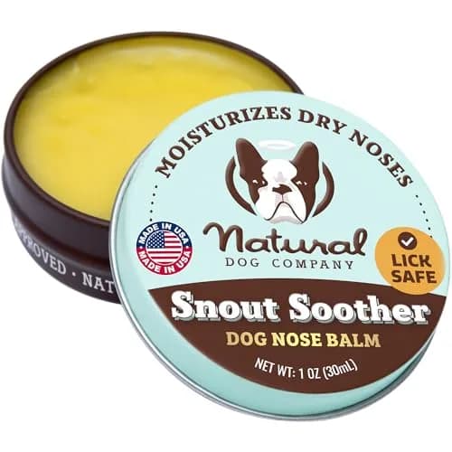 Natural Dog Company Snout Soother 1 oz Tin | Nourishing Nose Balm for Cracked & Dry Snouts thumbnail 1