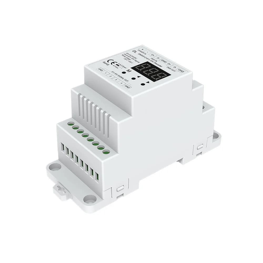 Nutbro 0-10V LED Dimmer Driver 8A 288W 5-36VDC | Flickerless PWM Dimming for Single Color LED Lamps — Dl