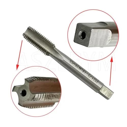 ASZLBYM 1/2-18 Tap And Die Set | HSS Round Thread Die for Machine & Hand Use (0.132kg) thumbnail 4