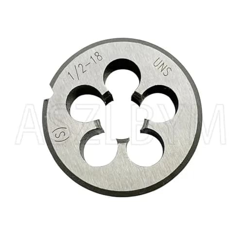 ASZLBYM 1/2-18 Tap And Die Set | HSS Round Thread Die for Machine & Hand Use (0.132kg) thumbnail 5