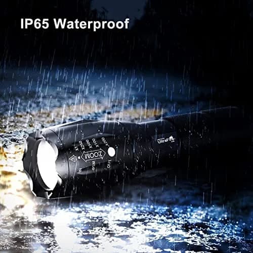 ULTRAFIRE A100 Tactical LED Flashlight 800 Lumens | Focusable, Interchangeable Lenses, Magnetic Base, Weather-Resistant thumbnail 7