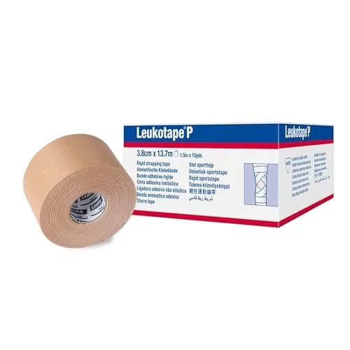 Leukotape P Adhesive Strapping Tape 30 Rolls | High Strength Zinc Oxide Tape for Sports Injuries thumbnail 1