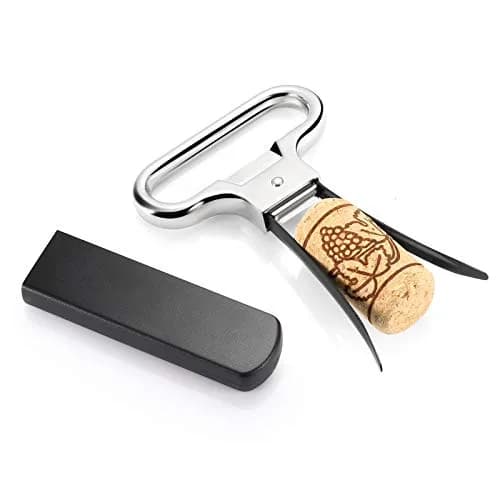 E&EY Ah-So Wine Opener Two-Prong Cork Puller for Old Red Wine 11cm (4.3in) | Protects Wine Corks thumbnail 3