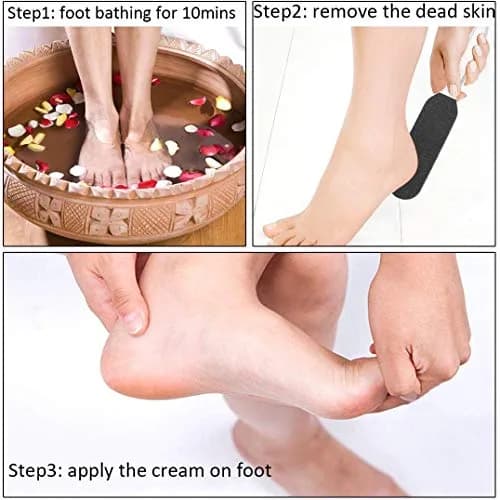 Homeve Pedicure Foot File Reusable Stainless Steel Cracked Skin Callus Remover Feet Rasp | Ergonomic & Durable thumbnail 6