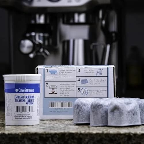 CleanEspresso Designed for Breville Cleaning Kit - 40 Tablets & 6 Water Filters | Better Tasting Espresso & Longer Machine Life thumbnail 6