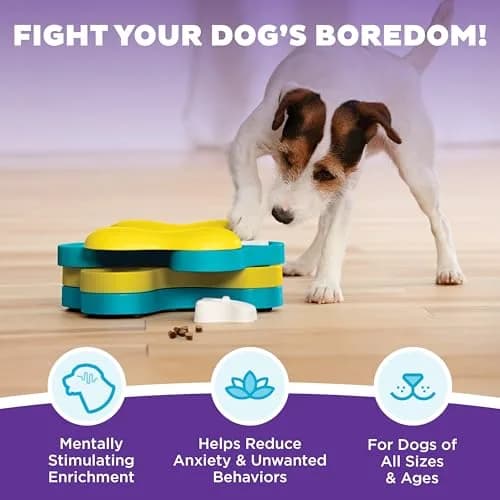 Outward Hound Nina Ottosson Dog Tornado Treat Puzzle 9.75" x 7.25" x 3.07" | Interactive Enrichment for Dogs thumbnail 2