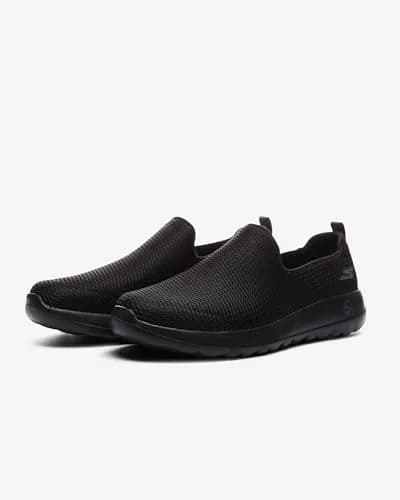 Skechers Men’s Go Walk Max-Athletic Air Mesh Slip On Shoe, Black, 12.5 X-Wide | Breathable Comfort for Indian Walkers thumbnail 5