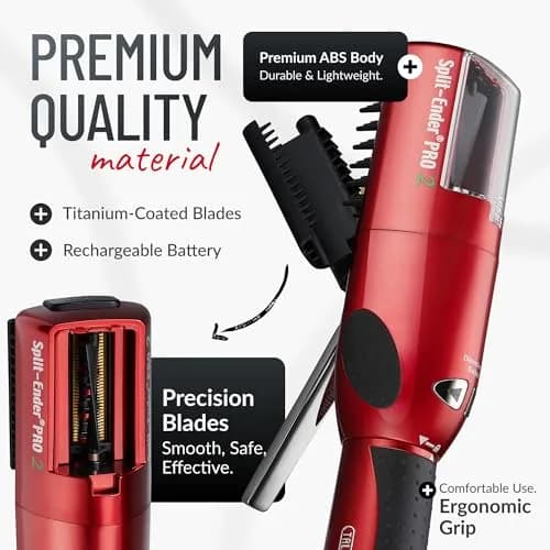 Split-Ender Pro 2 - Cordless Hair Trimmer for Damaged, Dry, Frizzy Hair | Professional Beauty Tool thumbnail 3