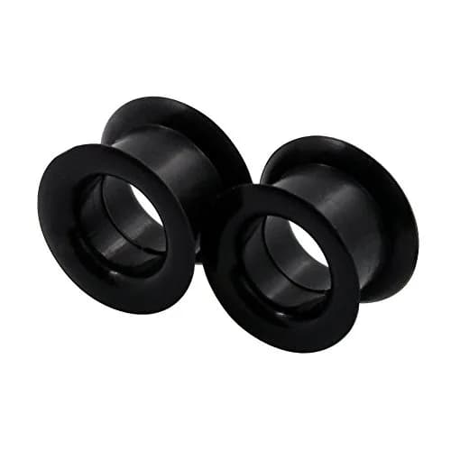 Oyaface Black Silicone Ear Tunnels 16mm | Hypoallergenic, Flexible & Stylish thumbnail 8
