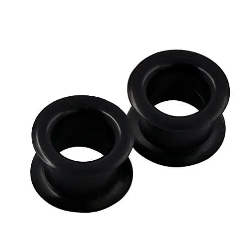 Oyaface Black Silicone Ear Tunnels 16mm | Hypoallergenic, Flexible & Stylish thumbnail 9