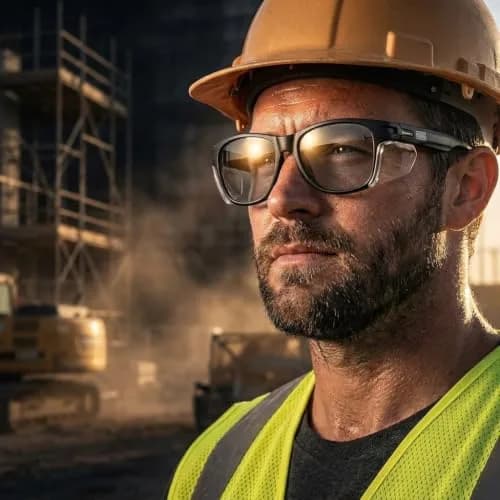 MAGID Y50 Safety Glasses with Side Shields, Gray Lens, 1 Pair | ANSI Z87.1+ Certified Impact Protection thumbnail 6